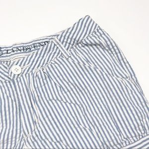 Lands’ End Girls Size 7 Seersucker Shorts